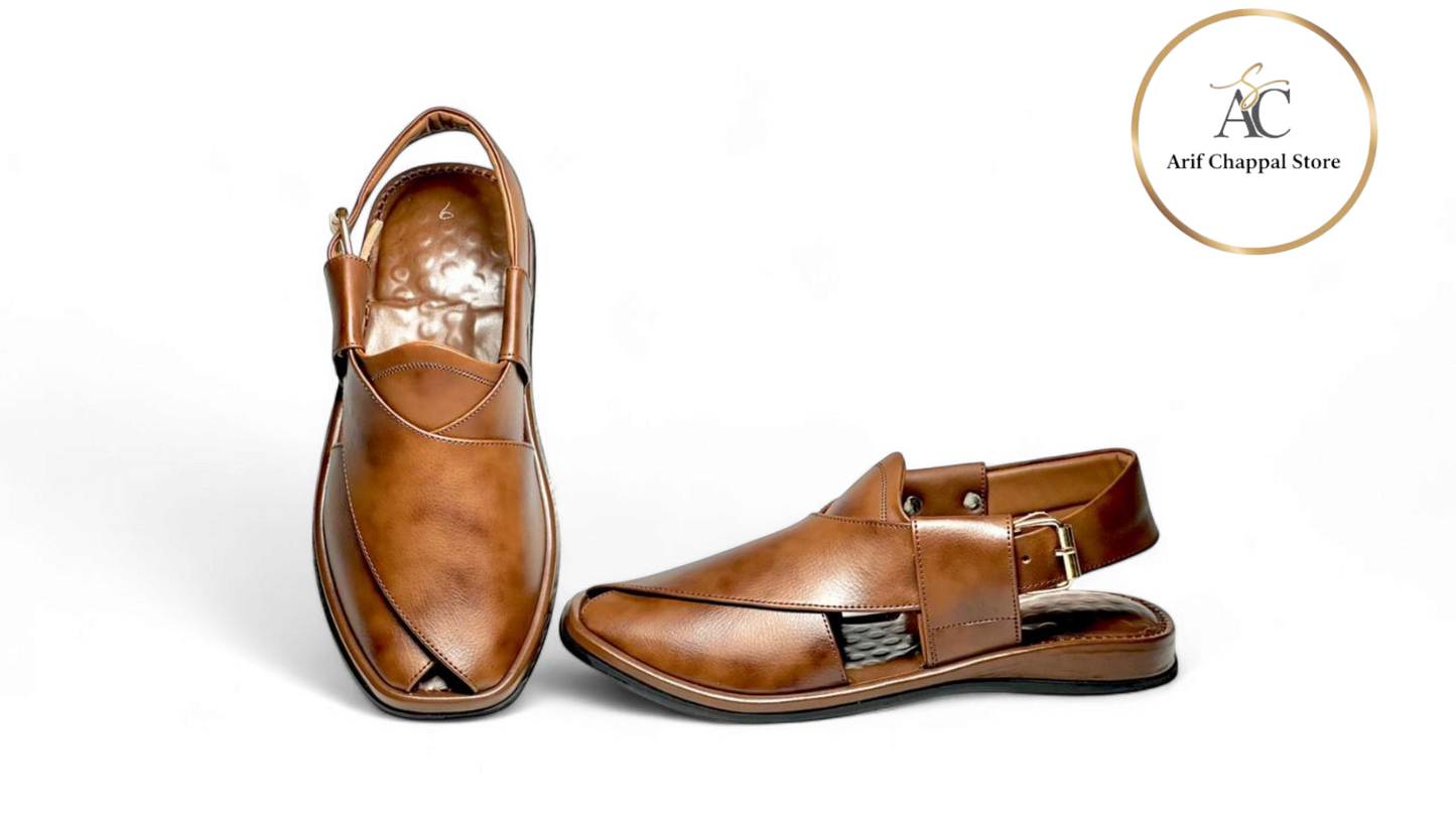 DOUBLE SHADE GoGo PESHAWARI CHAPPAL HANMADE